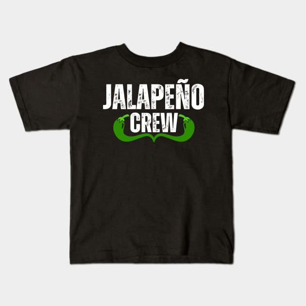 Jalapeno Crew Kids T-Shirt by frankjoe